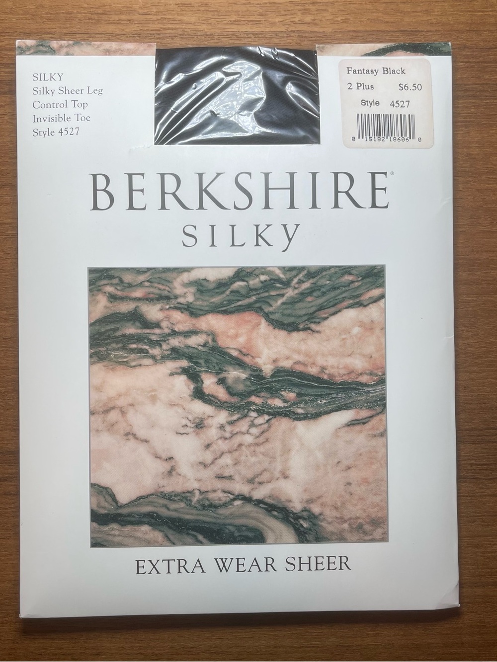 Berkshire Silky Extra Wear Sheer Control Top Pantyhose Fantasy Black Size 2 Plus